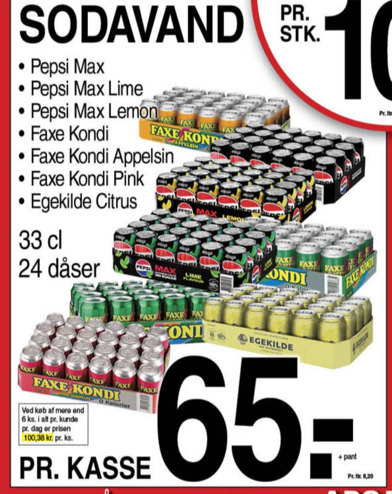 Faxe Kondi Appelsin, Appelsinsodavand 24 pk.