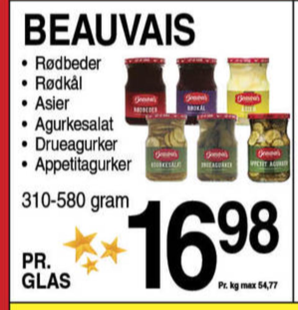 Beauvais, Agurkesalat