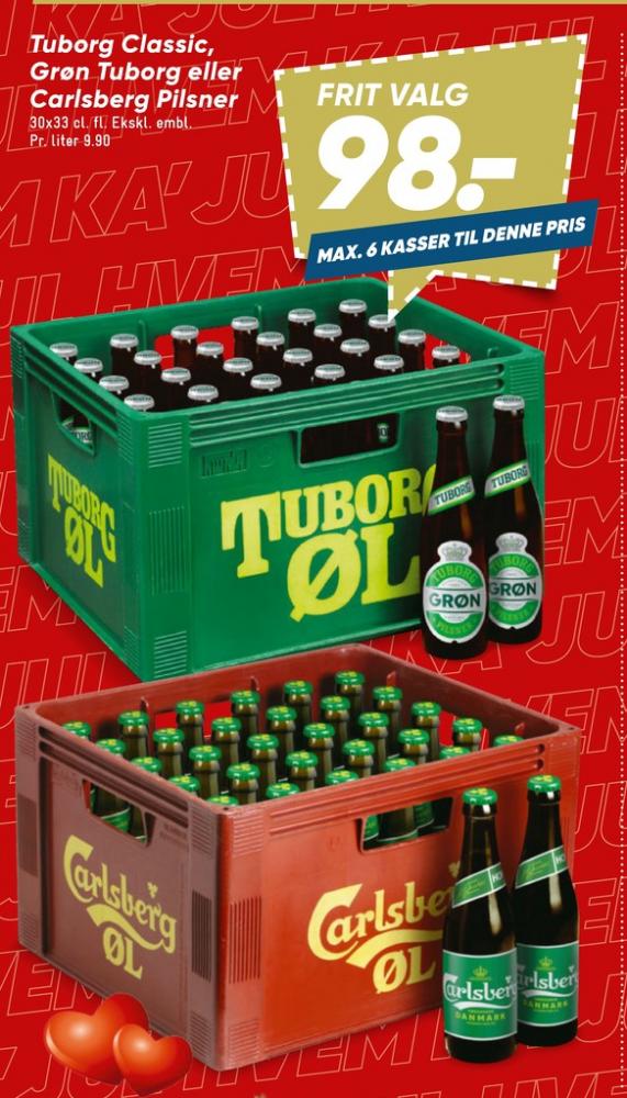 Tuborg Classic, Øl