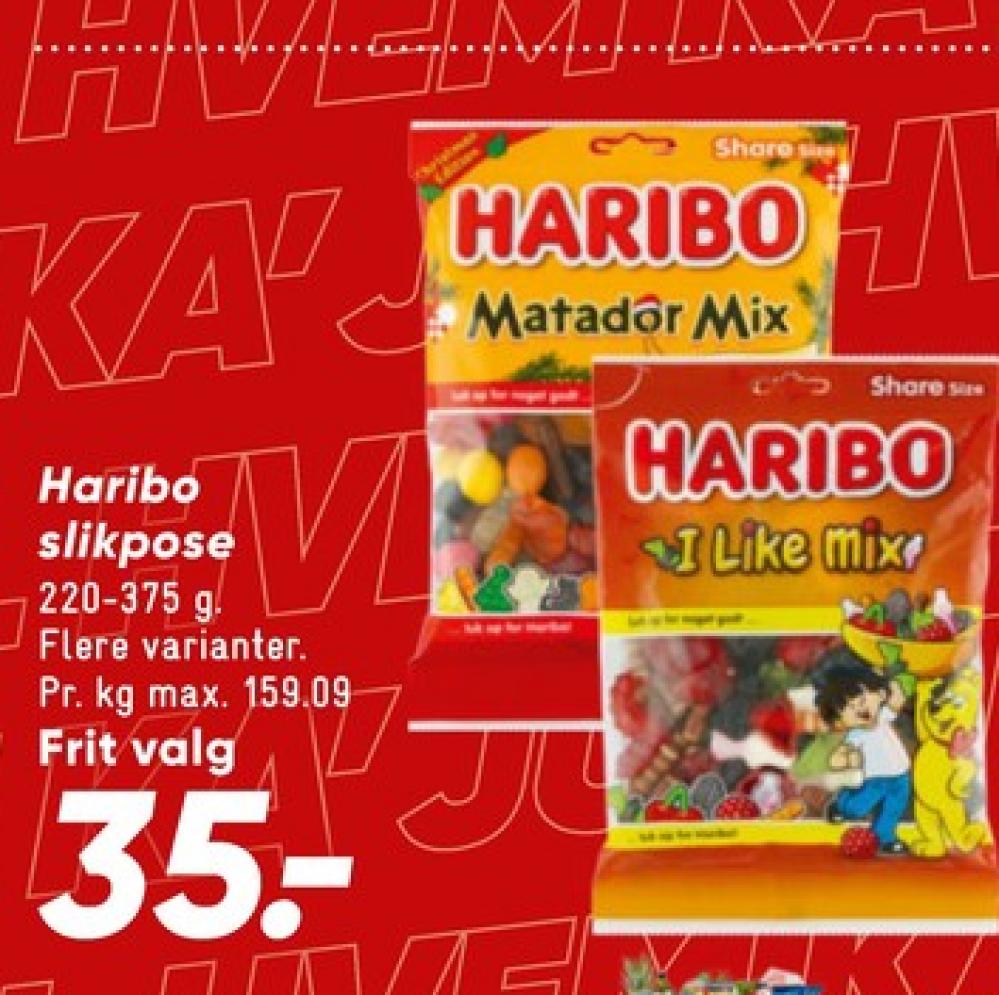 Haribo Matador Mix, Slikposer