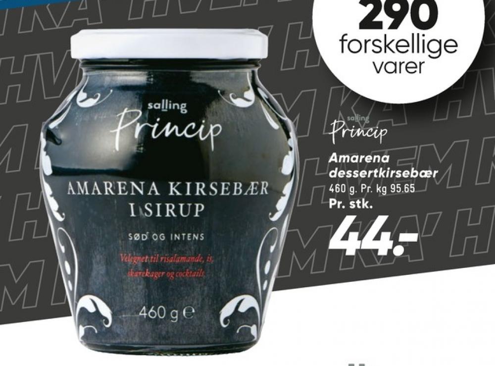 Salling Princip, Amarenasauce