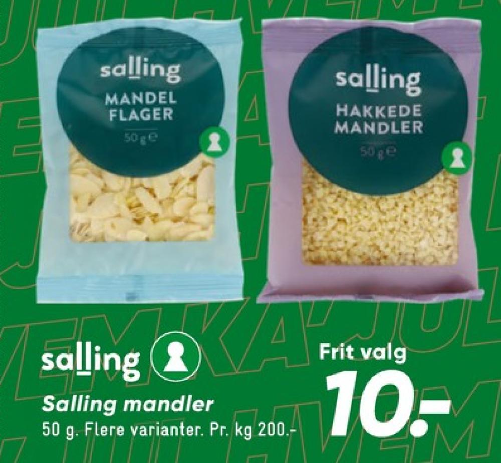 Salling, Hakkede Mandler