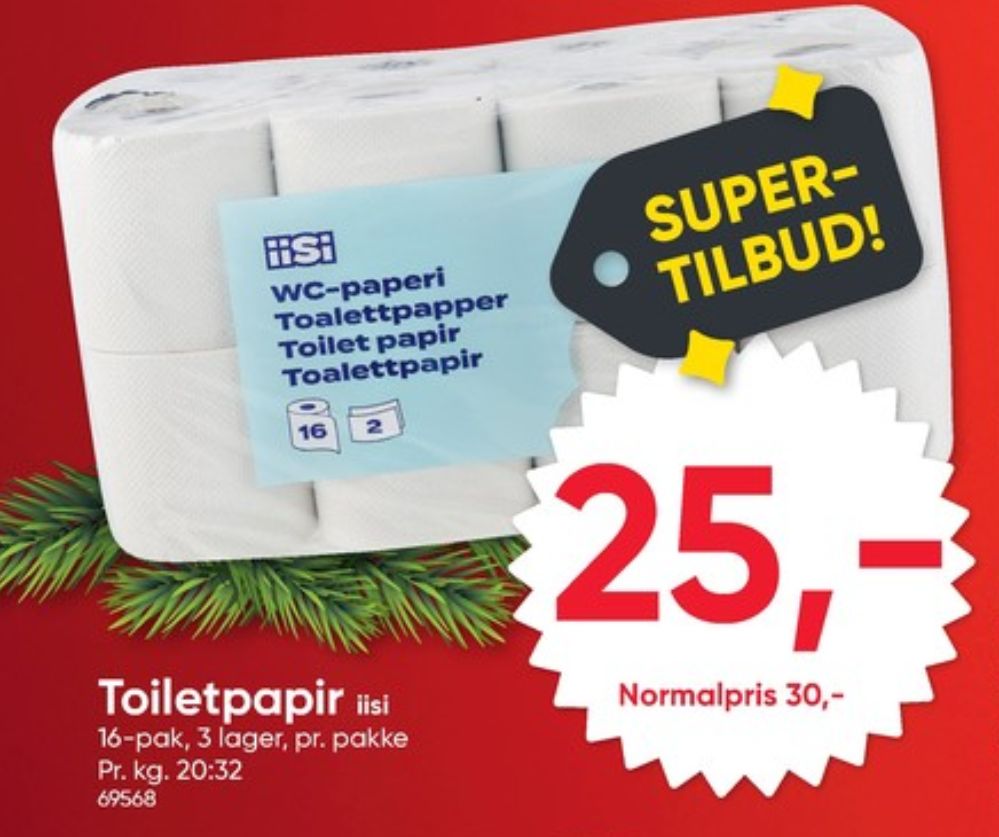 iiSi, Toiletpapir