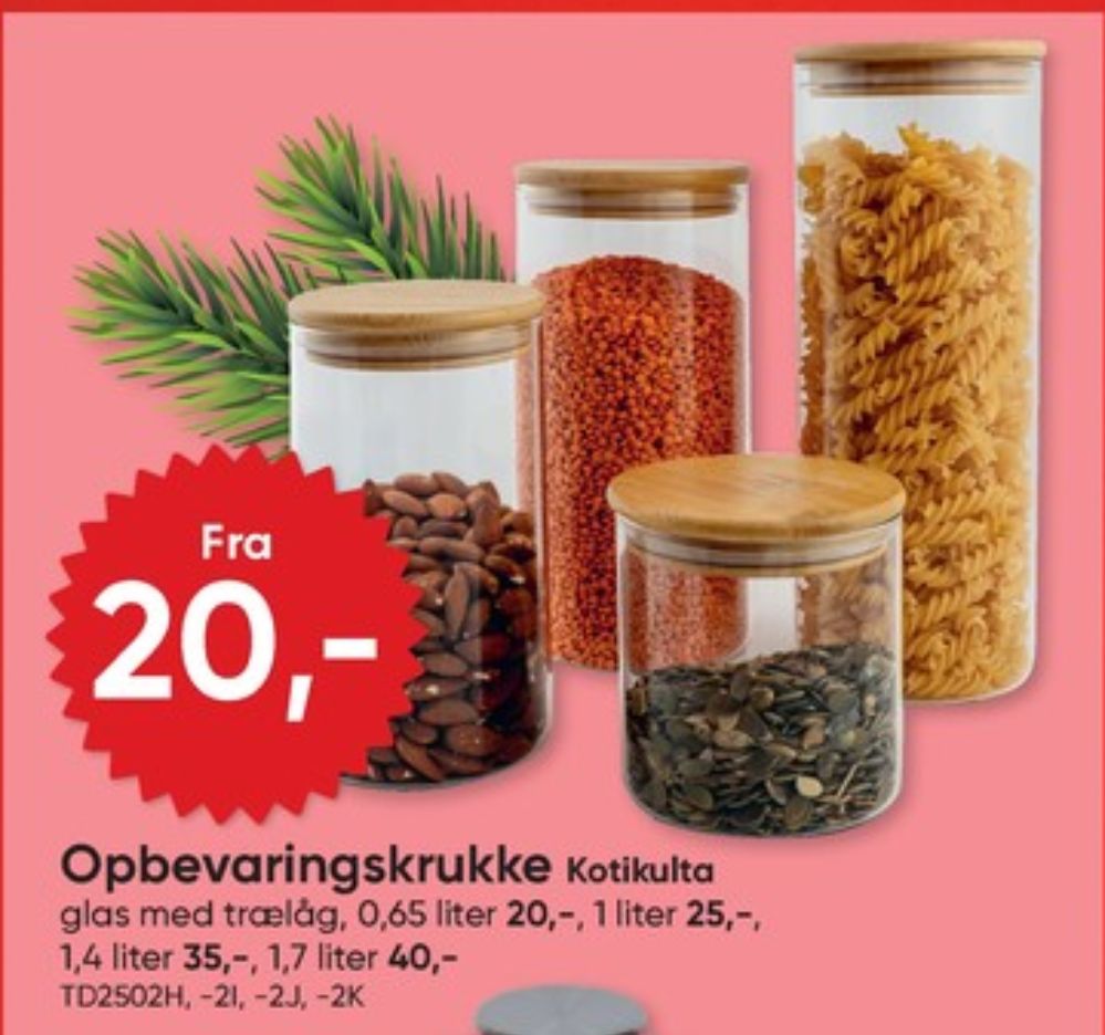 Opbevaringskrukke