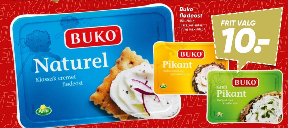 Buko, Flødeost Grøn Pikant