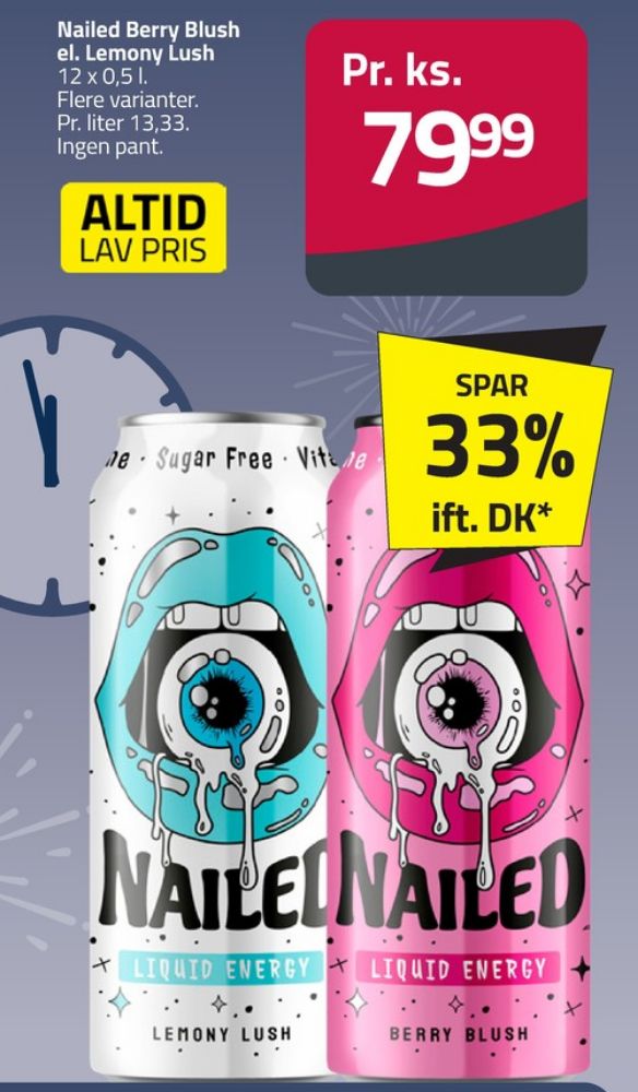 Nailed Lemony Lush, Energidrik 12 pk.