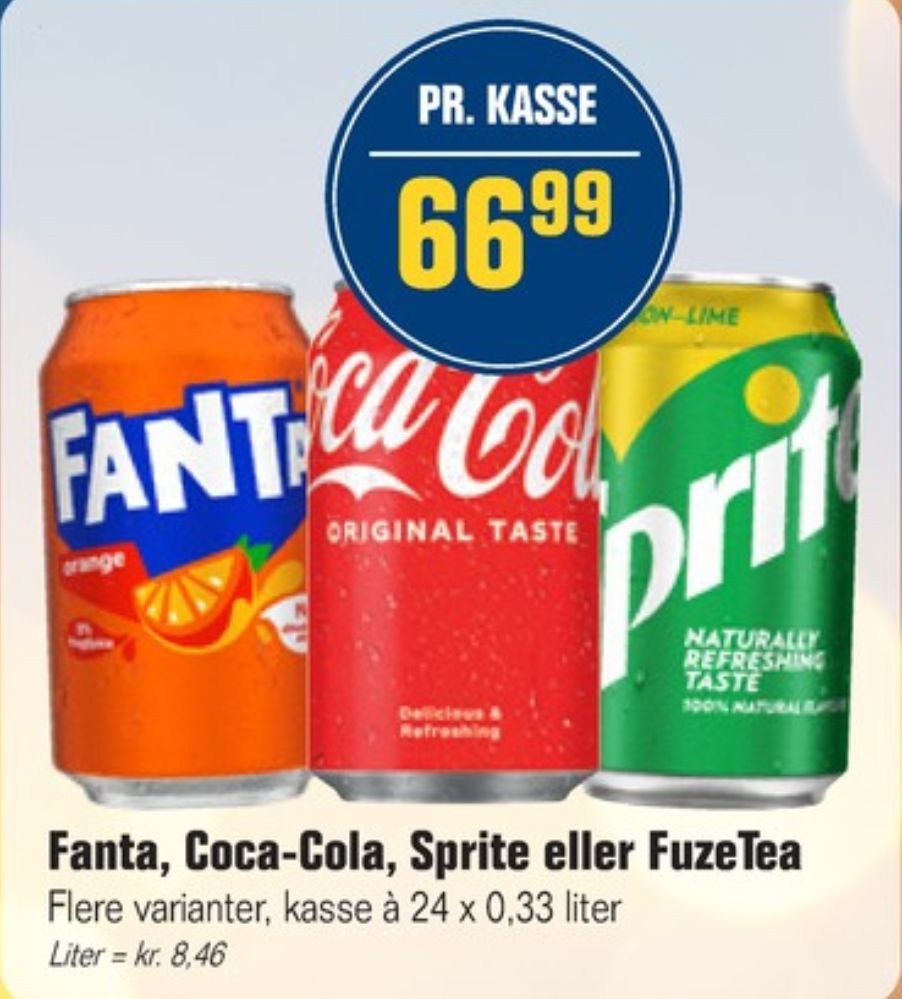 Fanta Exotic, Appelsinsodavand 24 pk.