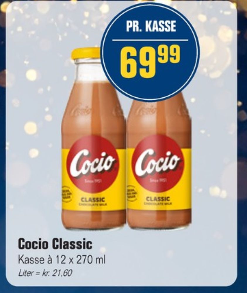 Cocio, Chokolademælk Classic 12 pk.