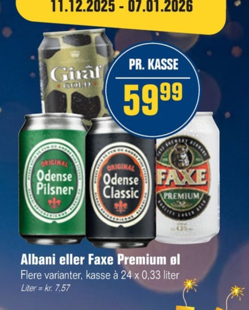Odense Pilsner, Øl 24 pk.