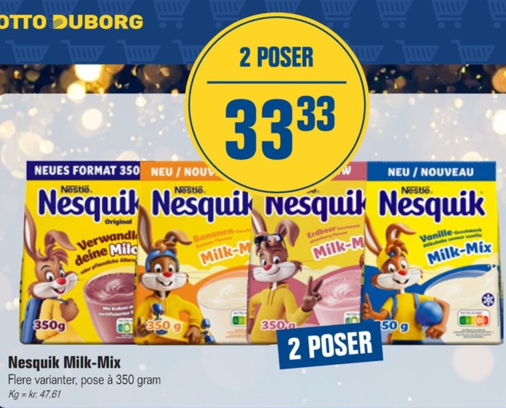 Nestlé Nesquik, Kakaodrikspulver