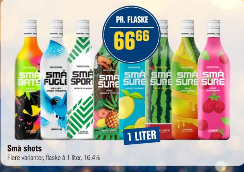 Små Sure, Shots Twisted Sour Fruit