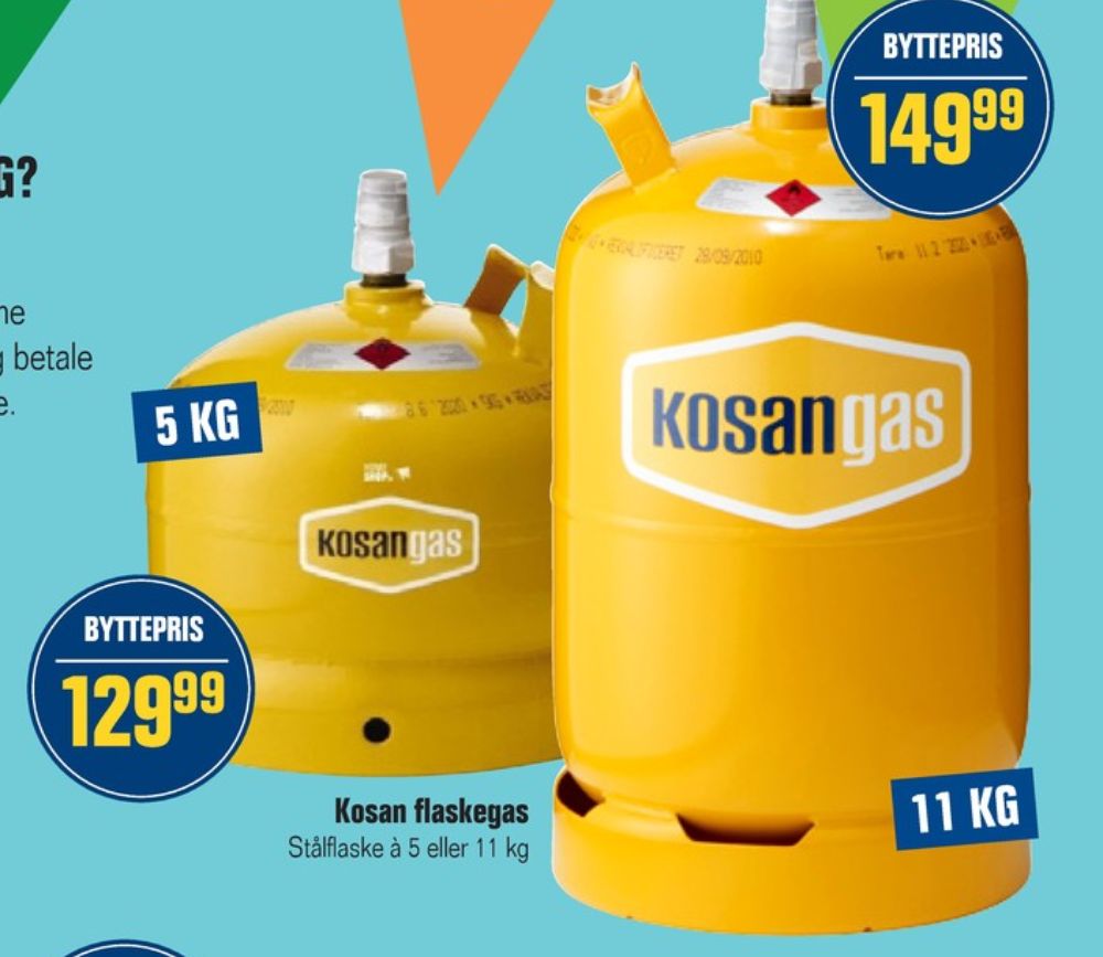 Kosan, Gasflaske