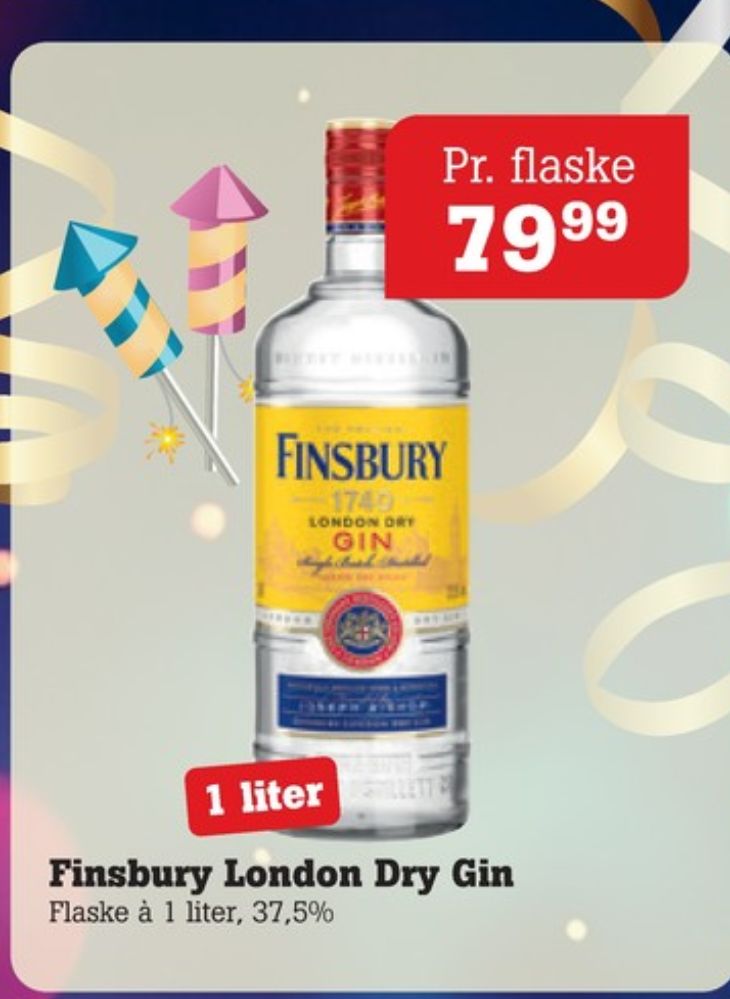 Finsbury London Dry, Gin