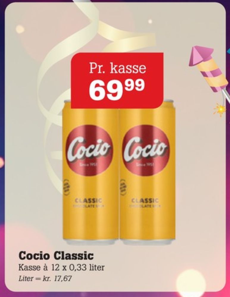 Cocio, Chokolademælk Classic 12 pk.