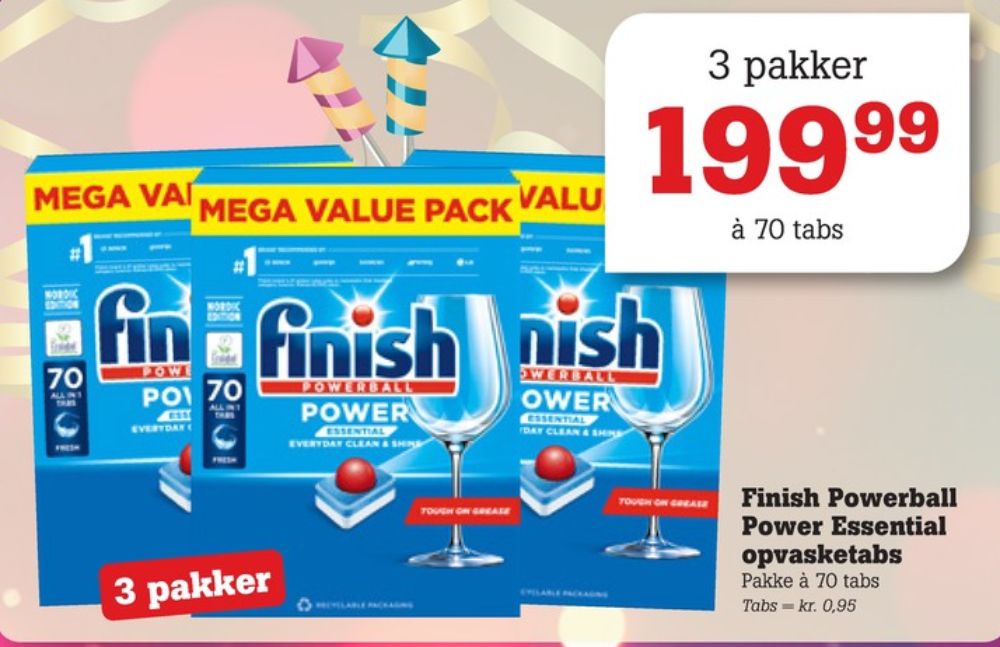 Finish, Maskinopvask-tabs