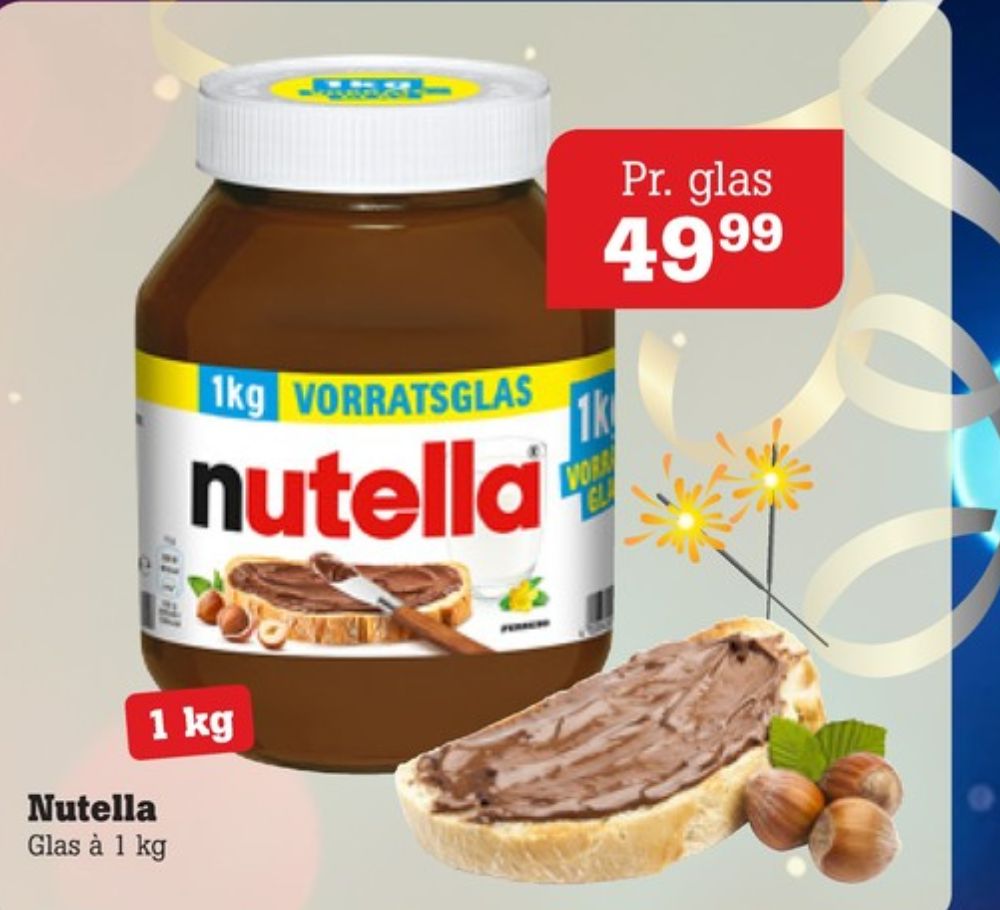 Nutella, Smørepålæg