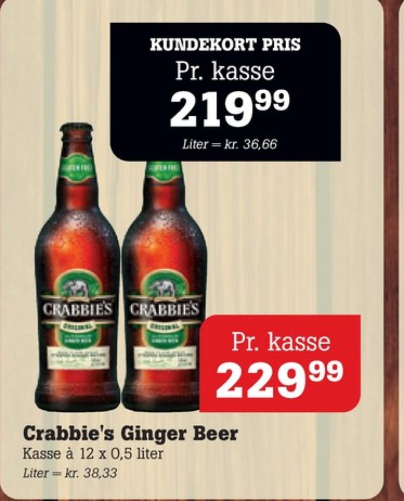 Crabbies Ginger Beer , Specialøl 12 pk.