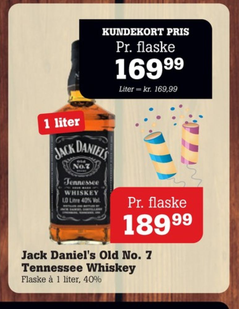 Jack Daniels Old No. 7, Whisky