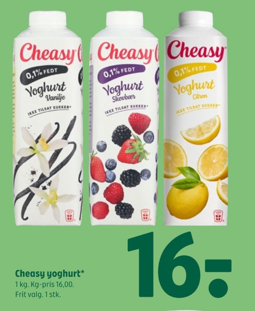 Cheasy, Vanilje Yoghurt 