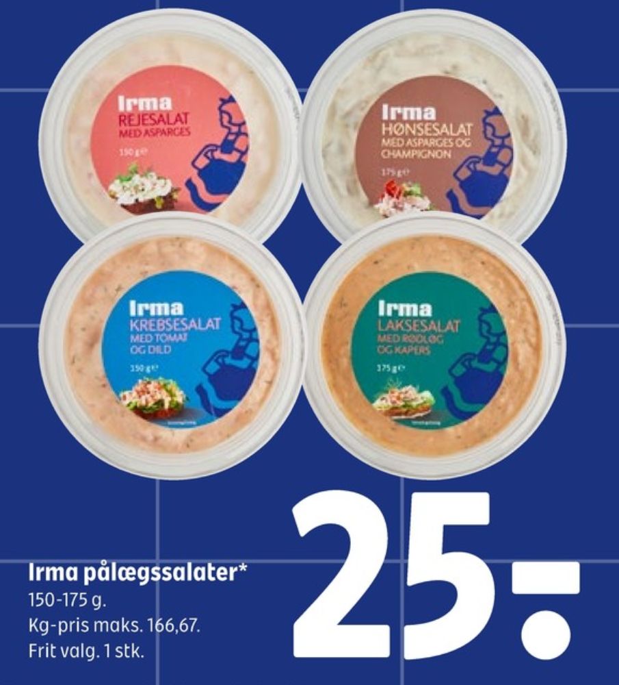 Irmas, Hønsesalat med Asparges og Champignon