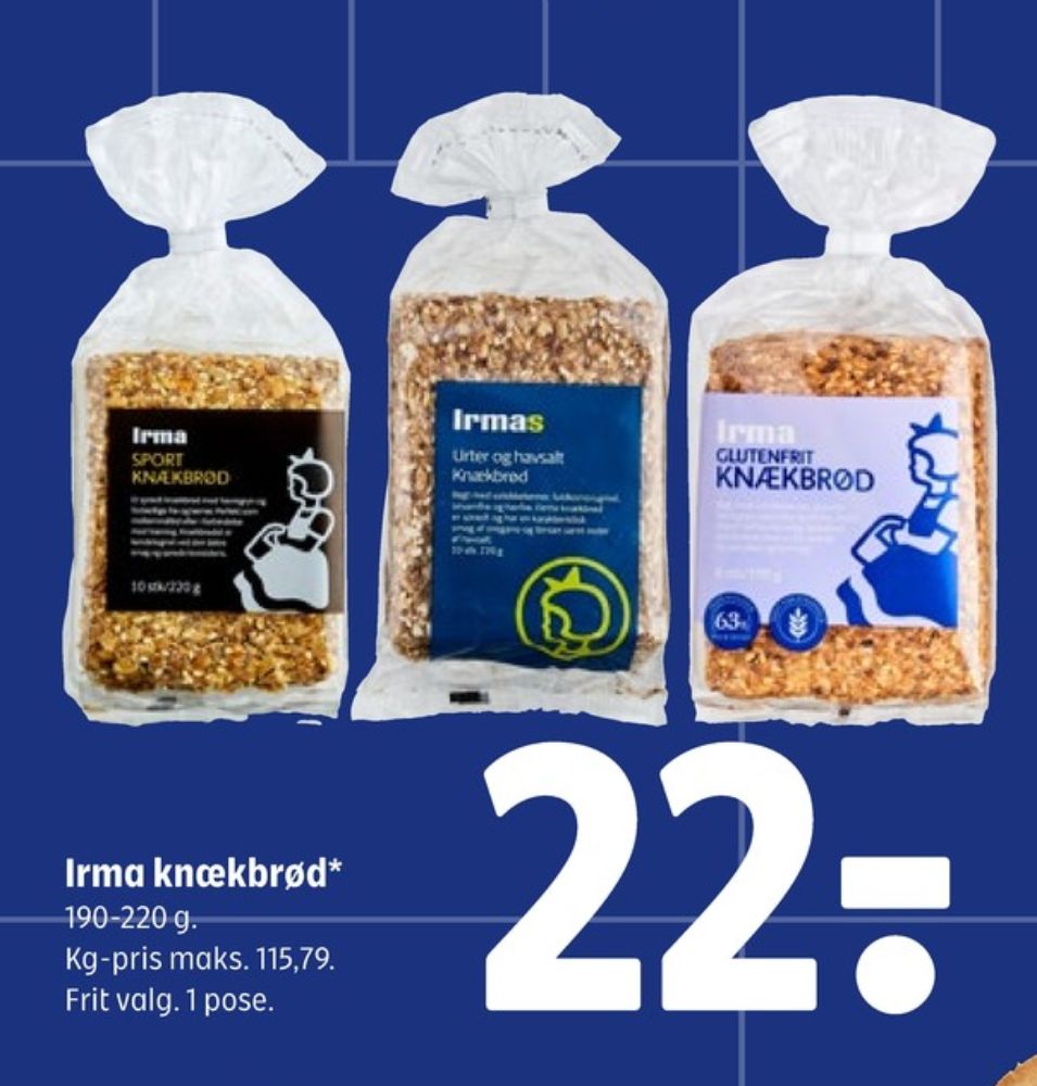 Irmas, Urter & Havsalt knækbrød