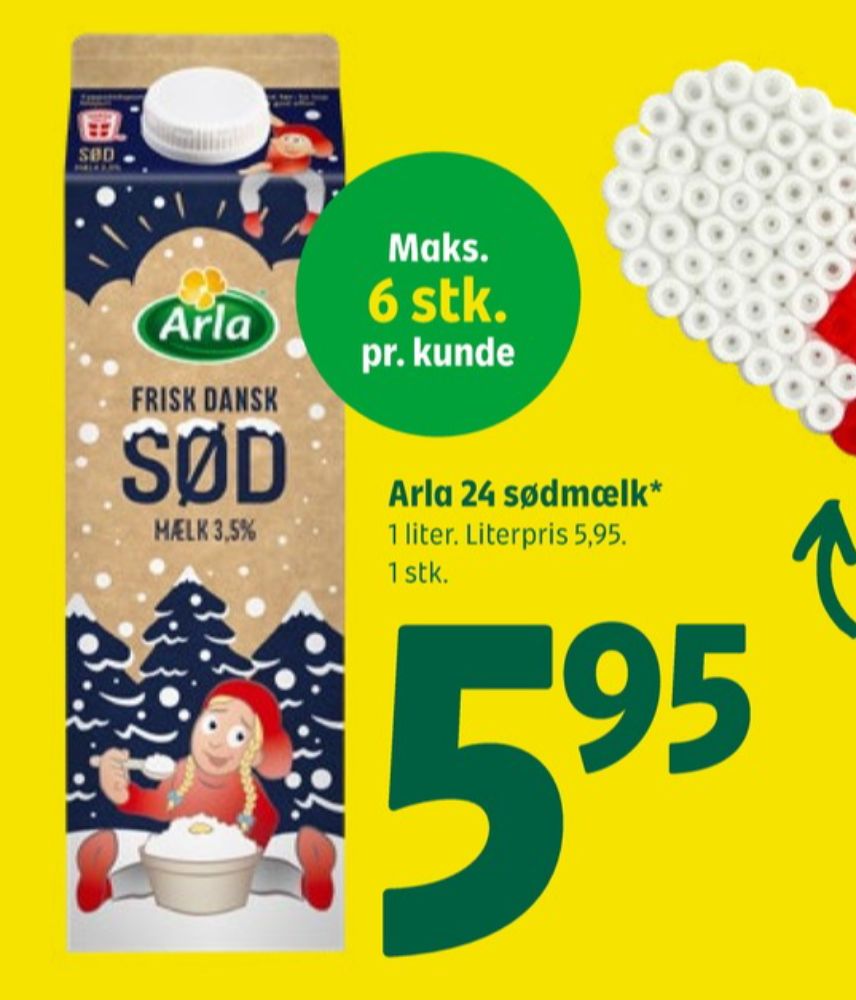 Arla, Sødmælk