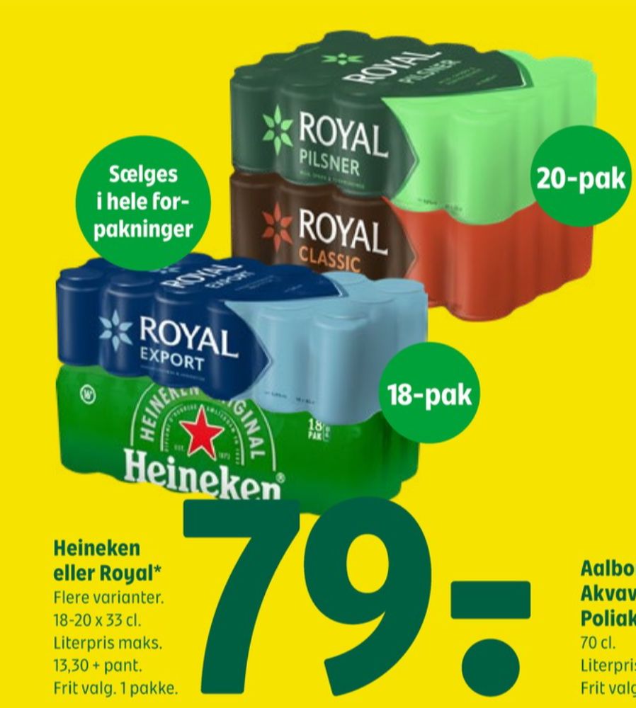 Royal Classic, Øl 20 pk.