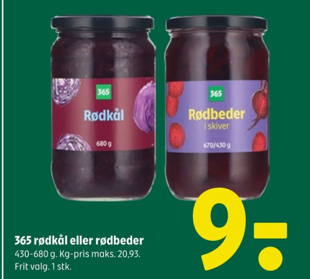 Coop 365, Rødkål-syltet