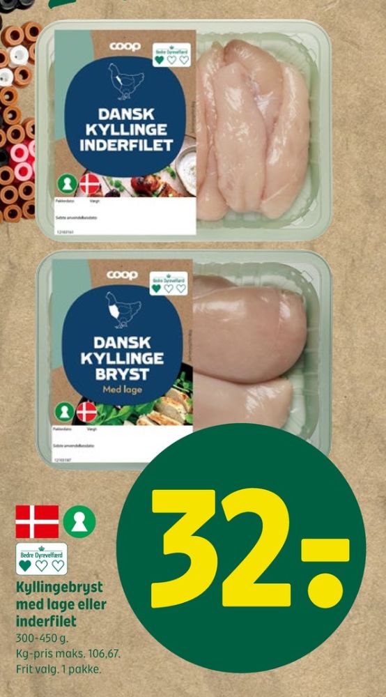 Coop, Kyllingebrystfilet