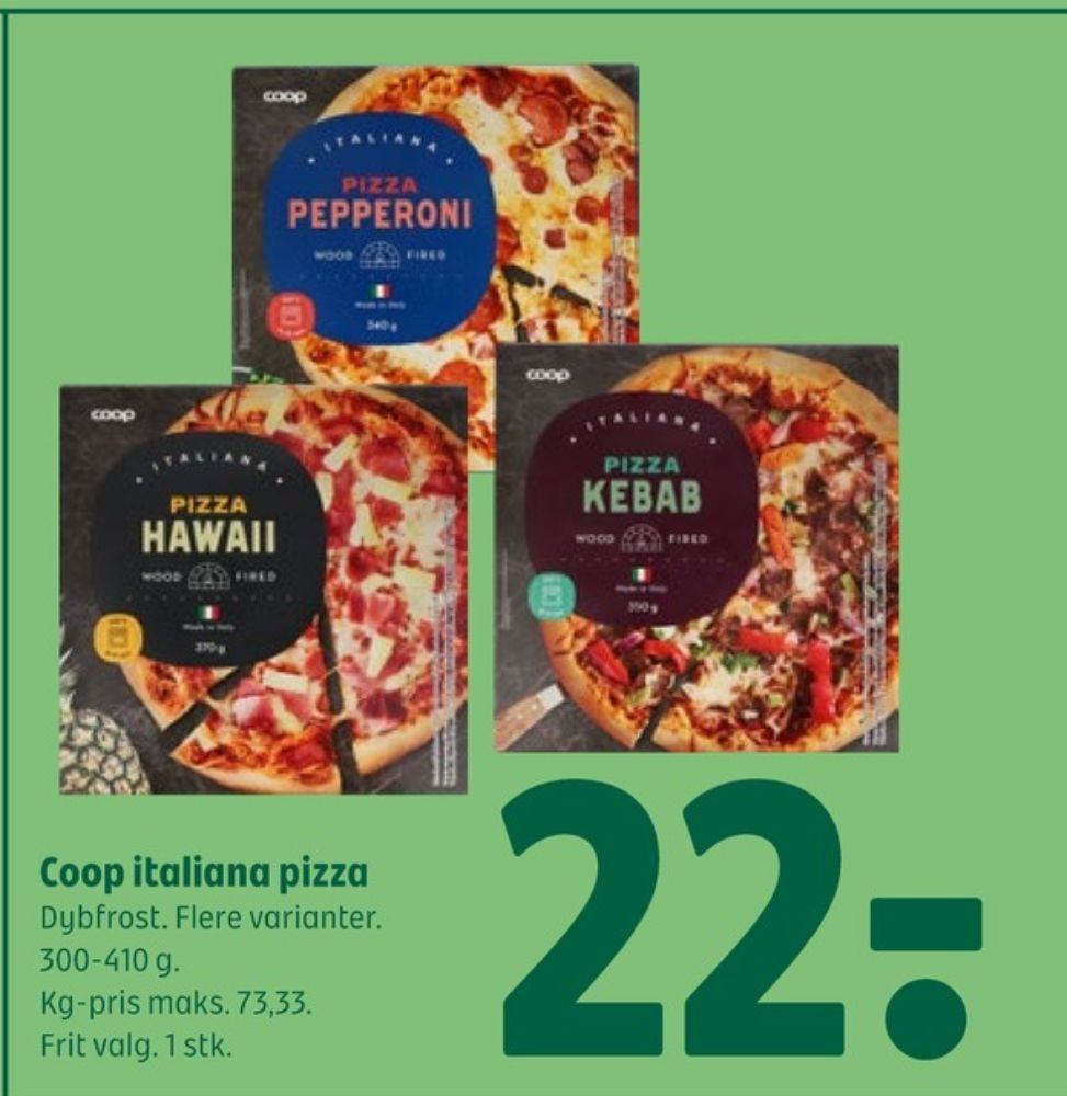 Coop, Pizza Hawaii