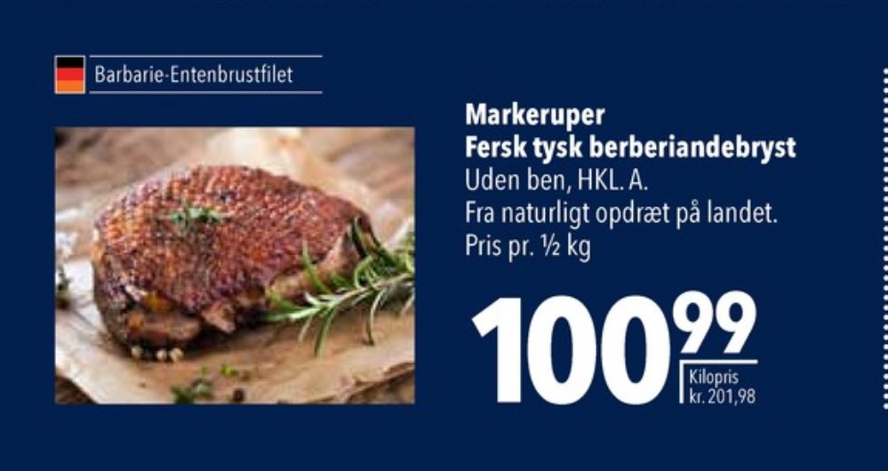 Markeruper, Andebryst