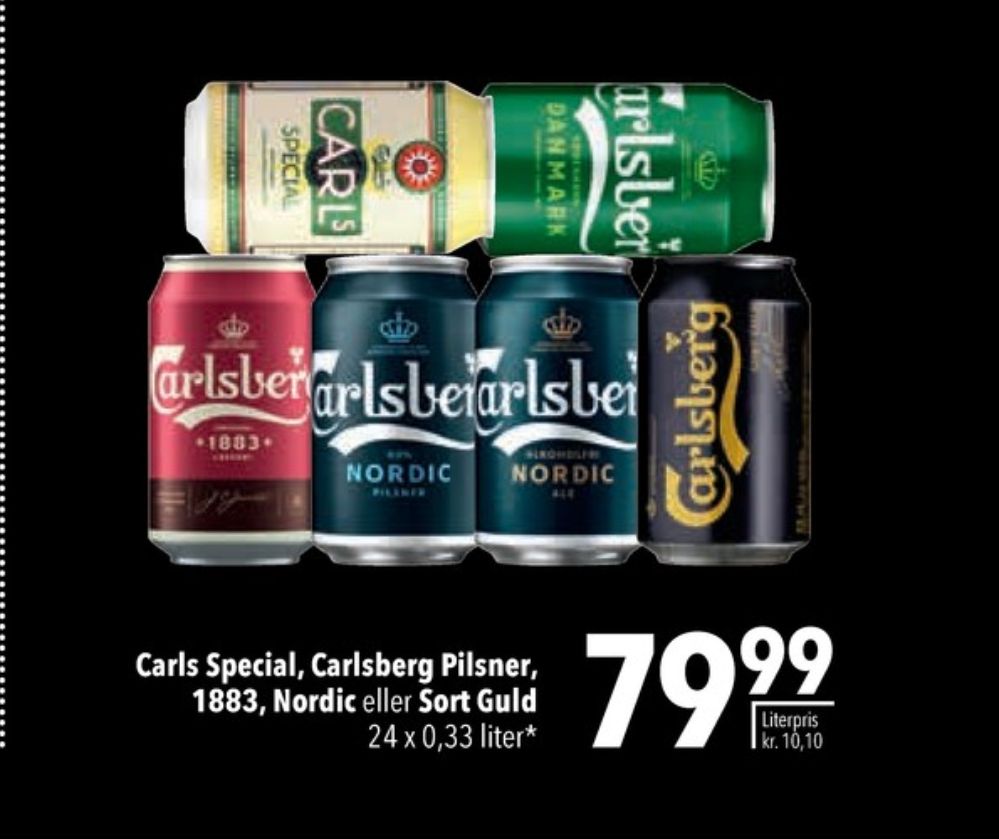 Carlsberg Nordic Ale, Øl - Alkoholfri 24 pk.