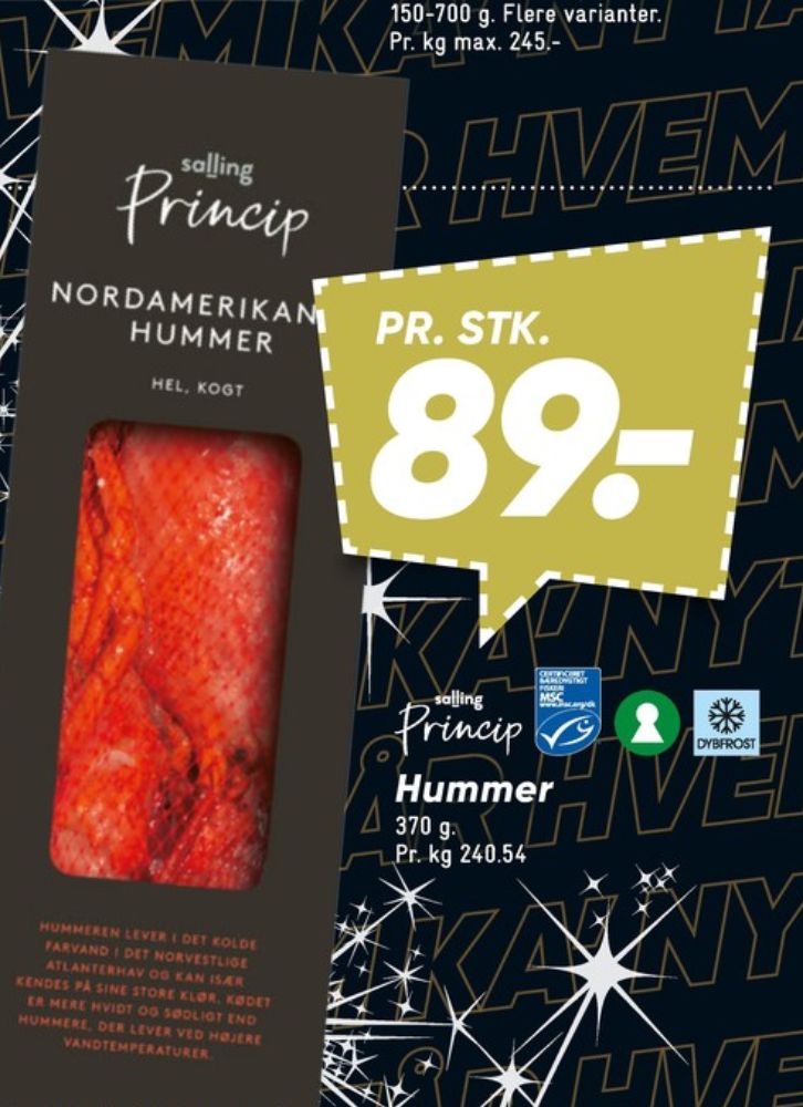 Salling Princip, Hummer