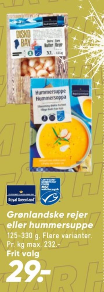Royal Greenland, Hummersuppe