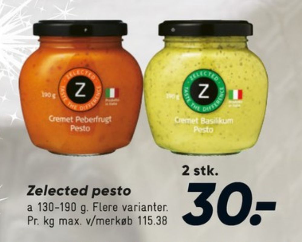 Zelected, Cremet Peberfrugt pesto