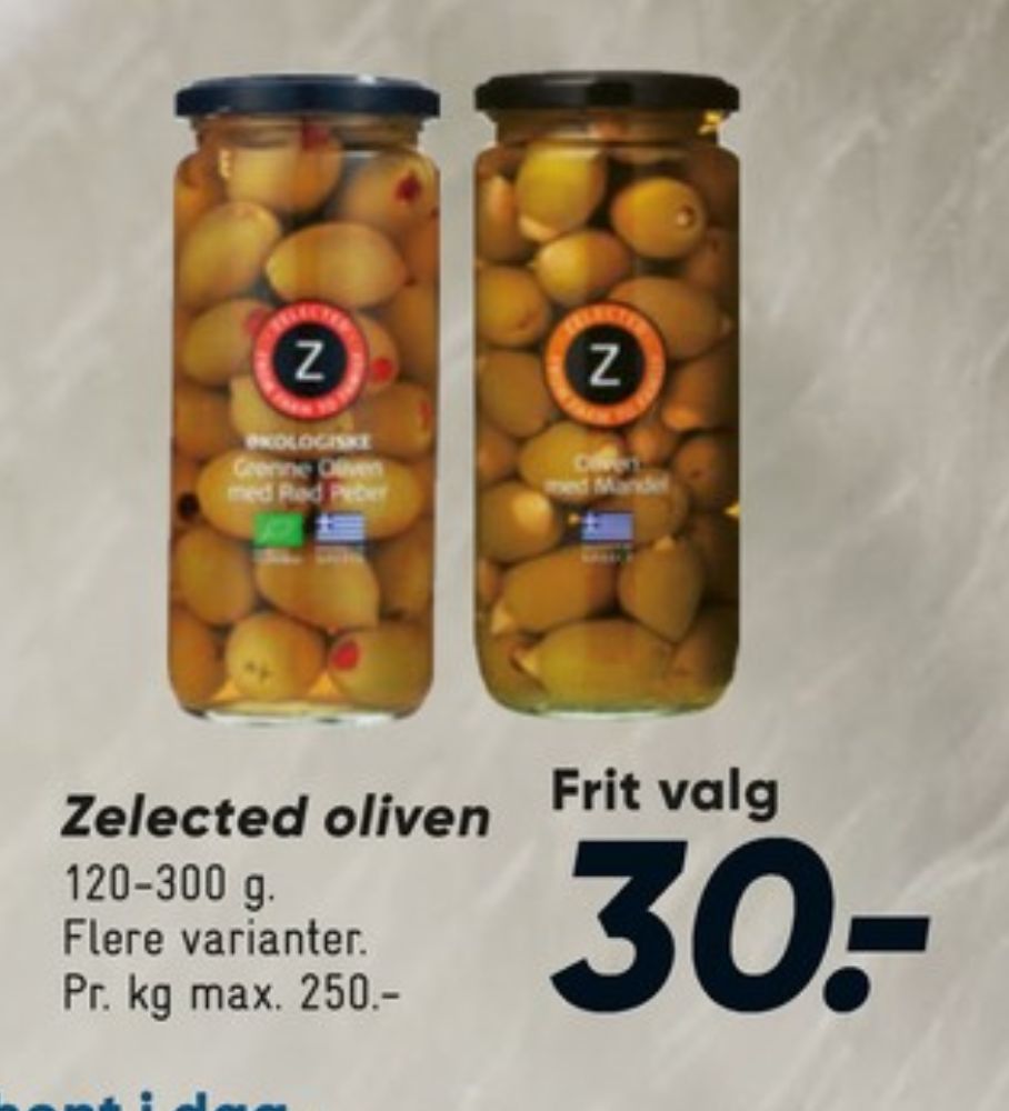 Zelected, Oliven