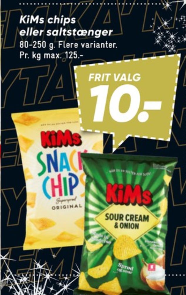 Kims, Saltstænger