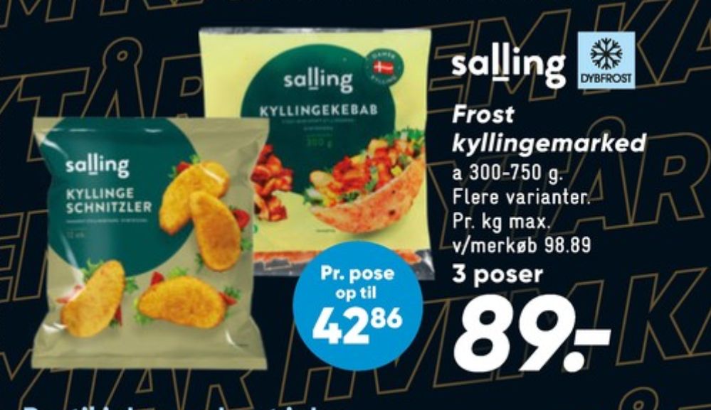Salling, Kyllingeschnitzel