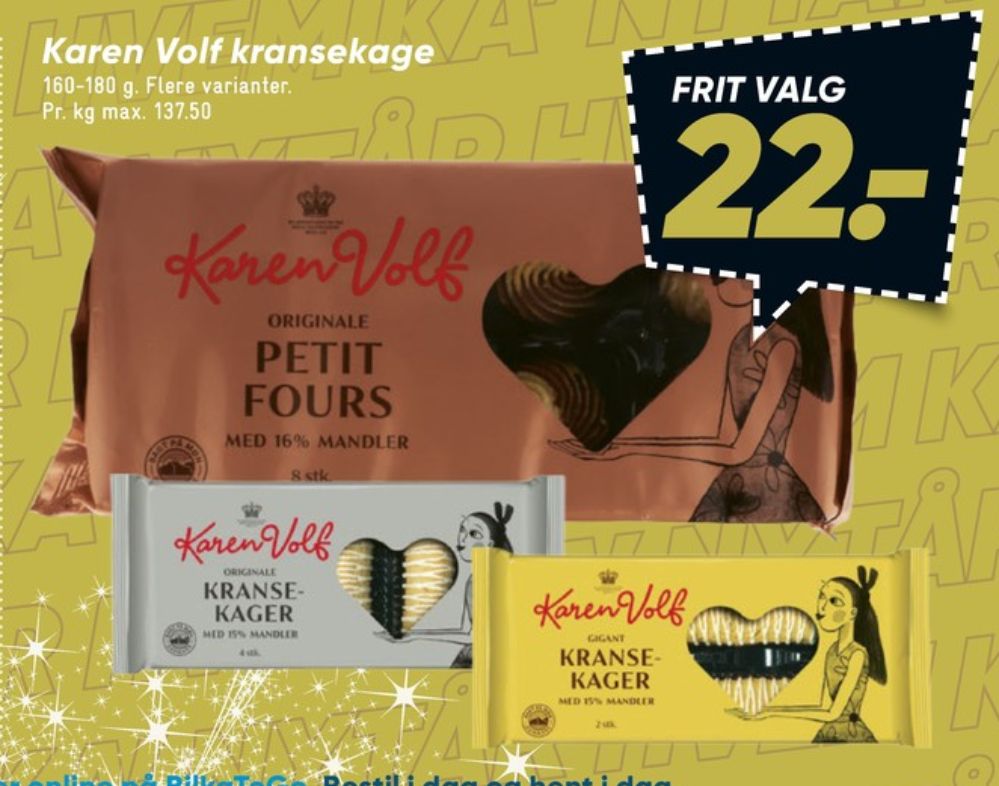 Karen Volf, Kransekage Gigant