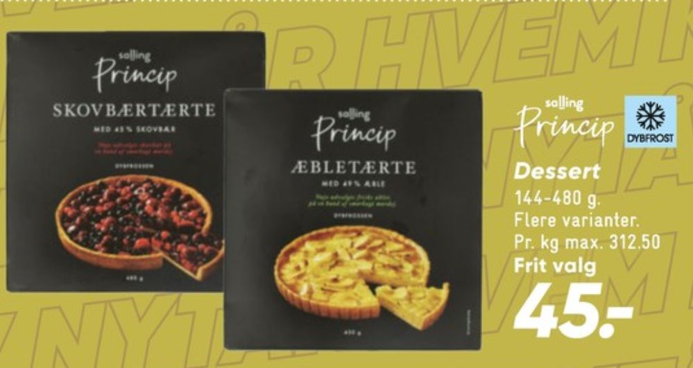 Salling Princip, Skovbærtærte