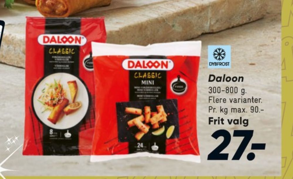 Daloon, Forårsruller