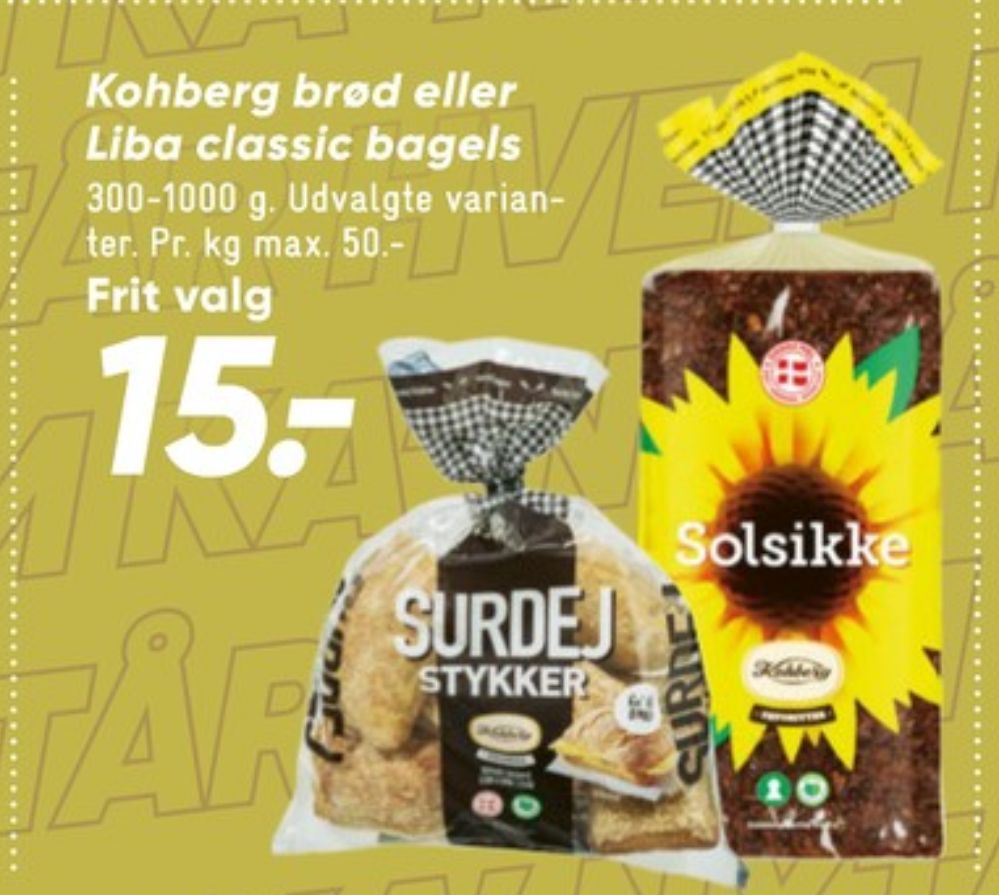 Kohberg, Solsikkerugbrød