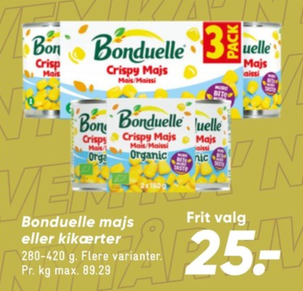 Bonduelle, Kikærter
