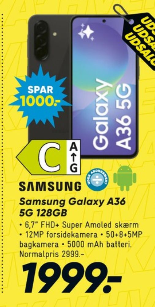 Galaxy Galaxy A36, Mobiltelefon