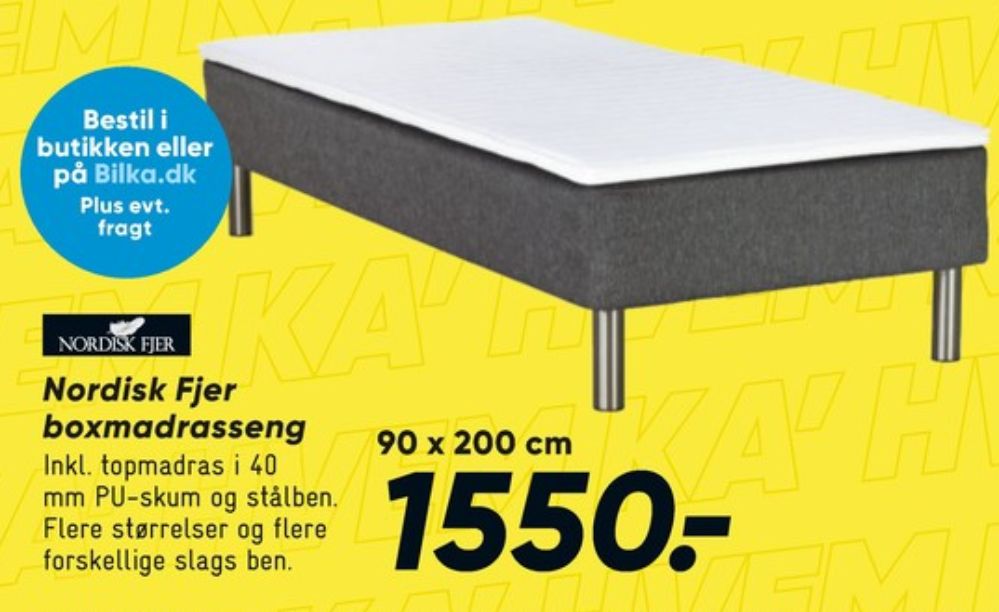 Nordisk Fjer, Boxmadras