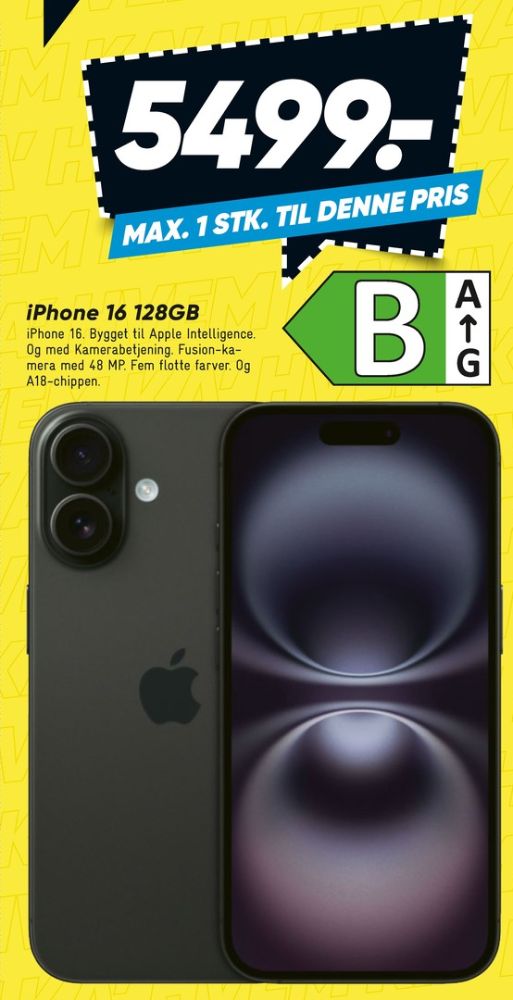 Apple Iphone 16, Mobiltelefon