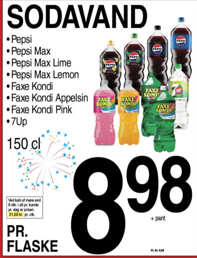 Faxe Kondi Pink Lemonade 0 Kalorier, Sportssodavand