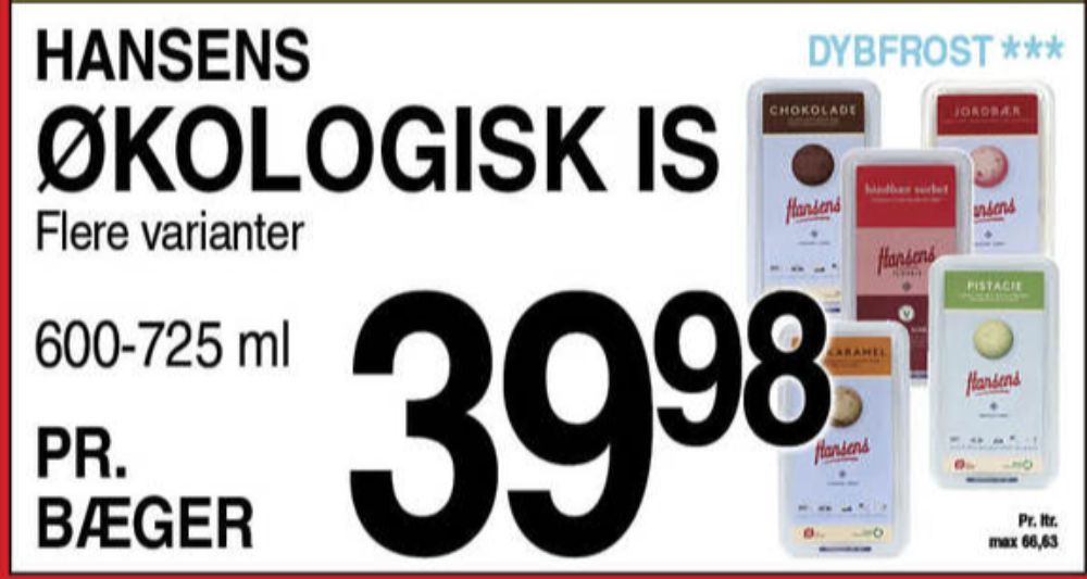 Hansens, Chokolade is