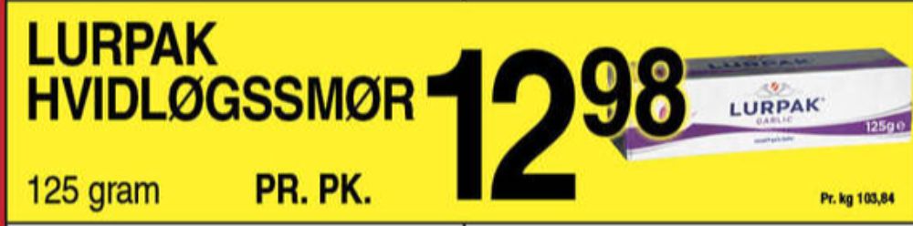 Lurpak, Hvidløgssmør