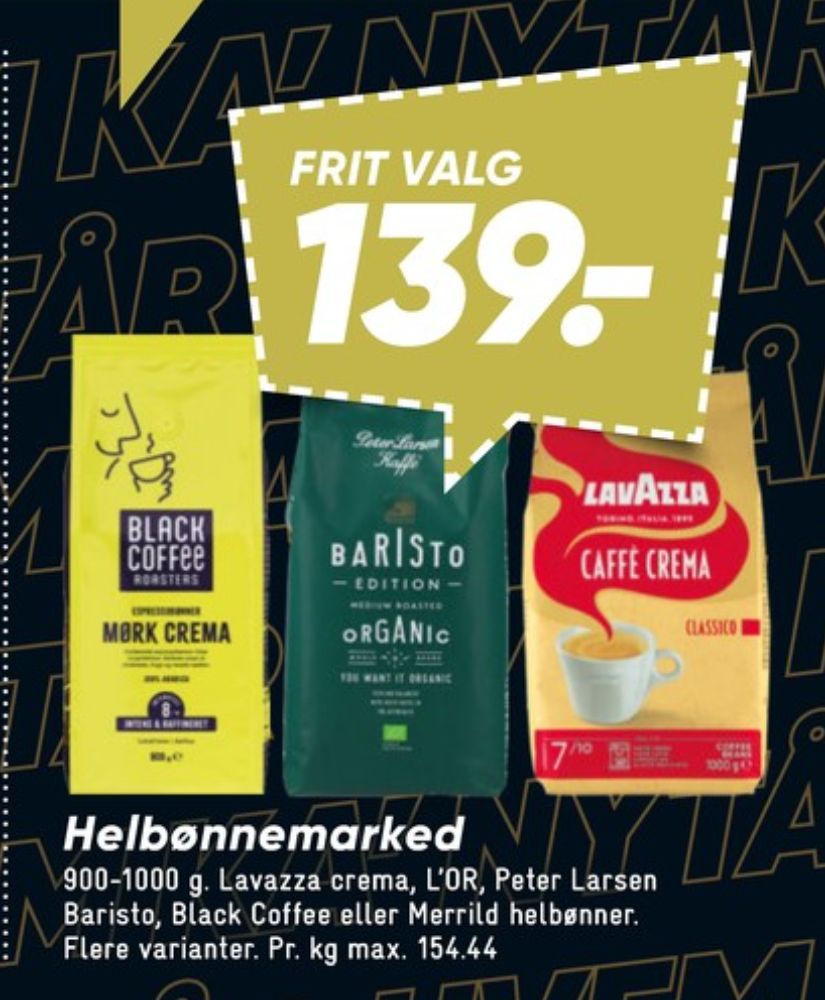 LOR Crema Absolu Classique, Kaffebønner